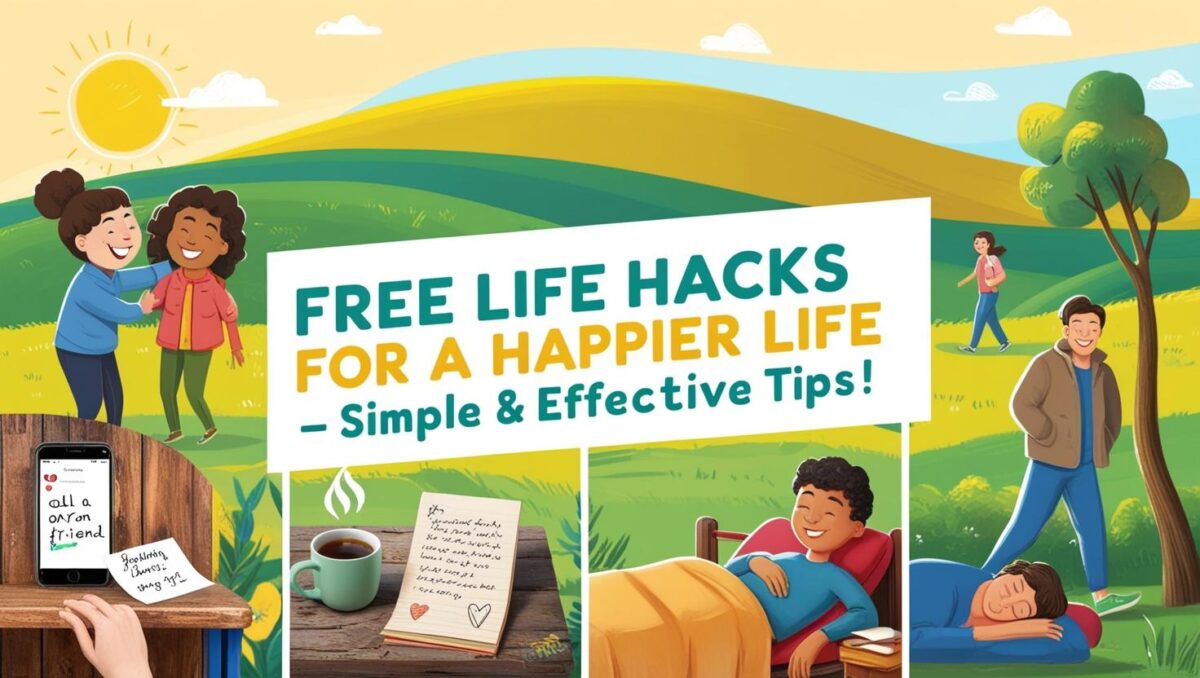 Free Life Hacks for a Happier Life: Simple & Effective Tips!