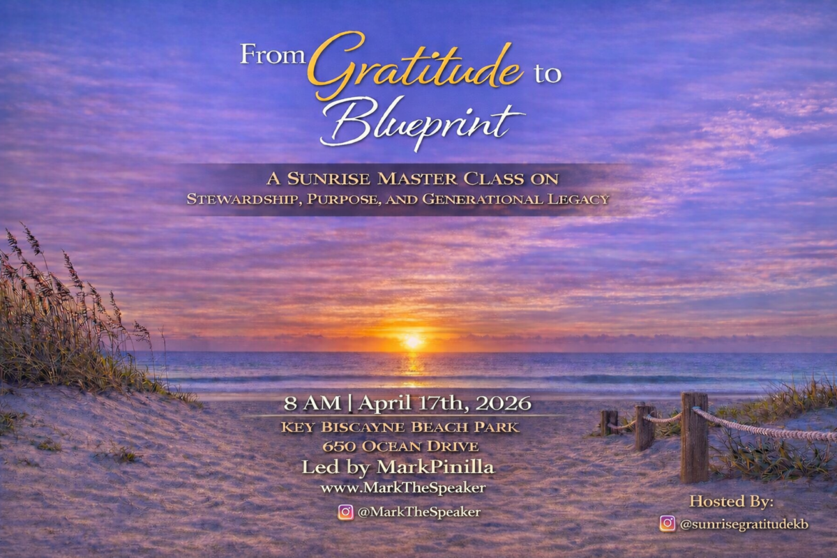 Gratitude to Blueprint: Purpose, Stewardship, Legacy